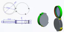 housing for lens