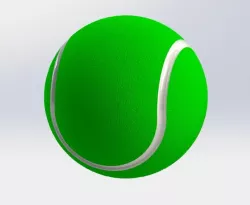 How to Design of Tennis Ball in Solidworks?