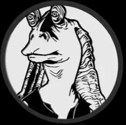 jar jar binks coasters