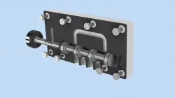 Manual control 4/3 slide valve