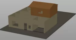 Maqueta casa 3d