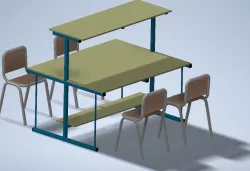 Mesa de laboratorio de electrónica