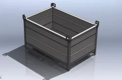 metal containers 1200x800 mm