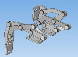 Multi-hinged hinge