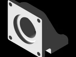 nema 23 mounting  topology optimization