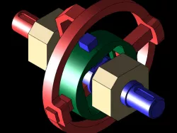Oldham Coupling with Ring
