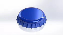 Pepsi Bottle cap modelling
