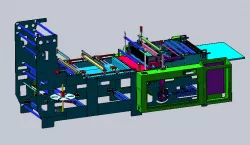 Plastic bag bag making machine