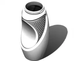 Plastic water bottle