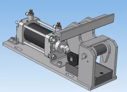 Pneumatic brake of internal action