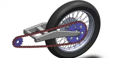 REAR WHEEL / MOTORCYCLE / FINAL DRIVE / REAR WHEEL MOTORCYCLE