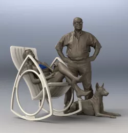 Rocking Chair "Triangle"