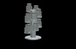Rotary spice rack