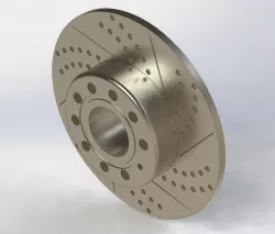 Rotor of rear axle