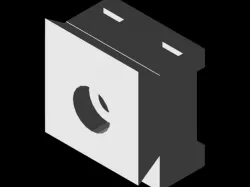 Slik U8000 Remix with 1" Recess for Square Tube with Zip Tie Slots