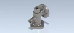 Studycadcam 3D CAD Exercise 282/ valve connector /  Autodesk Inventor Pro
