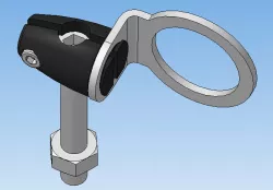 Swivel bracket for conveyor sensor