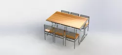 table et chaises de jardin v1.0 / garden table and chairs v1.0