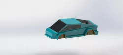 tesla cyber truck inspired vehicle