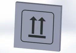 «This Way Up» Solidworks Library Feature