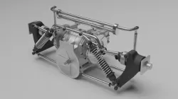 Tyrrell P34 Gear Box and Rear Suspension