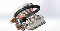 V6 Car Engine