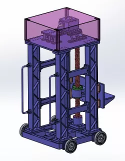 Vertical Screw Rod  Material Lifting