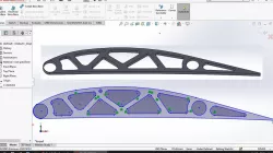 Wing airfoil rib2