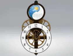 Wooden Pendulum Clock- Mechanical Wooden Clock 2