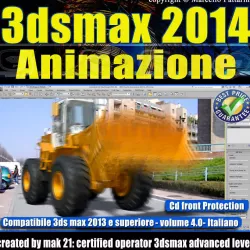 3ds max 2014 Animazione v 4 Italiano cd front 3D model