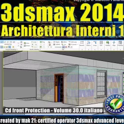 3ds max 2014 Architettura Interni 1 vol 30 Italiano cd front 3D model