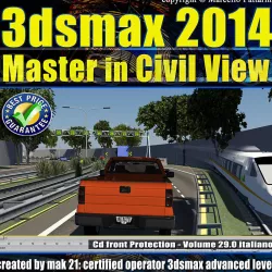 3ds max 2014 Master in Civil View vol 29 cd front 3D model
