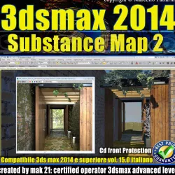 3ds max 2014 Substance Map v 15 Italiano cd front 3D model