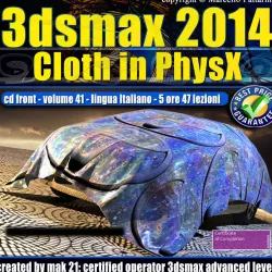 3dsmax 2014 Cloth PhsyX vol 41 cd front 3D model