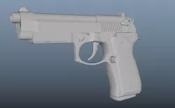 9MM PISTOL MODEL 3D model