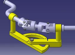 Alpha degree DOUBLE UNIVERSAL JOINT