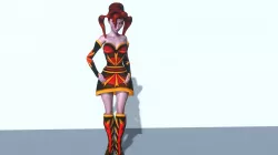 Aphrodite Low-poly  3D model