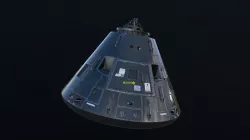 Apollo Command Module Low-poly  3D model