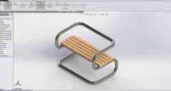 Bank 3D Oturma Bankı Swept Boss