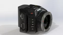 Blackmagic micro cinema camera and canon lp e6 battery (CAD)
