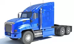 Blue Truck 3D model