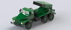 BM 21 GRAD ( Rocket Launching Vehicle )