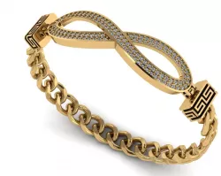 Bracelet  Infinity 3D model