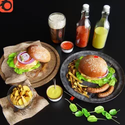 Burgers 2 3D model
