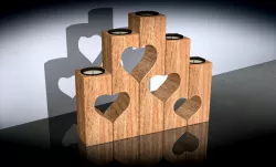 Candle holder for 5 of candles