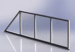 Cantilever Sliding Gates 3D model
