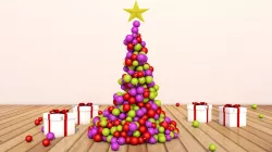 Christmas Tree Animation Cinema 4D - LExport Solutions 3D model