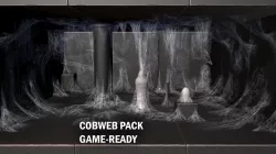 Cobweb pack Low-poly  3D model