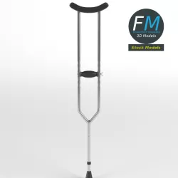 Crutch 3D model