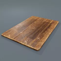 Cutting Board Low-poly  3D model